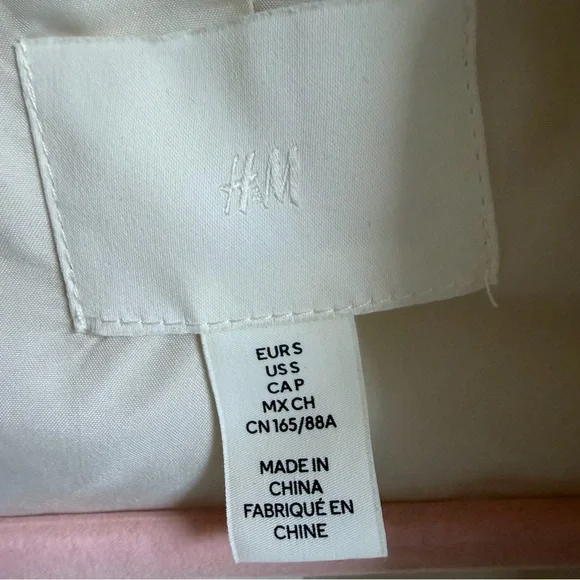 H&M TIE-BELT COAT size small